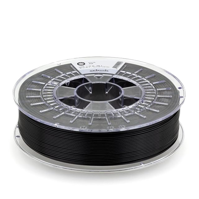 Bobina de filamento ASA DuraPro negro de extrudr