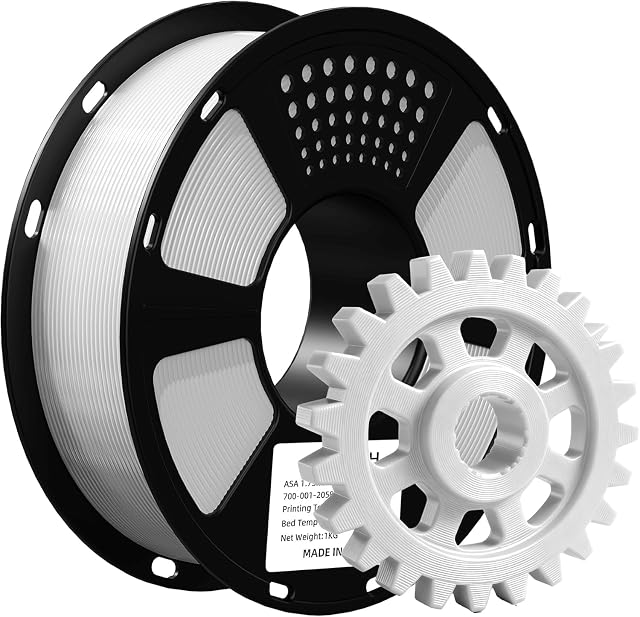 Bobina de filamento ASA blanco de GEEETECH