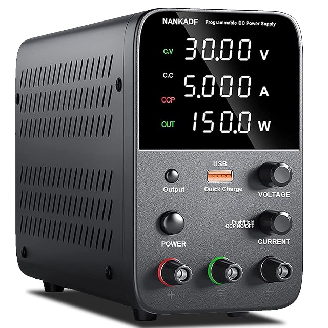 Fuente de alimentación de laboratorio NANKADF WPS-10H con pantalla de tensión, corriente y potencia