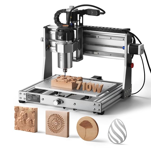 Fresadora CNC totalmente metálica Genmitsu 3020-PRO Ultra con un husillo grande