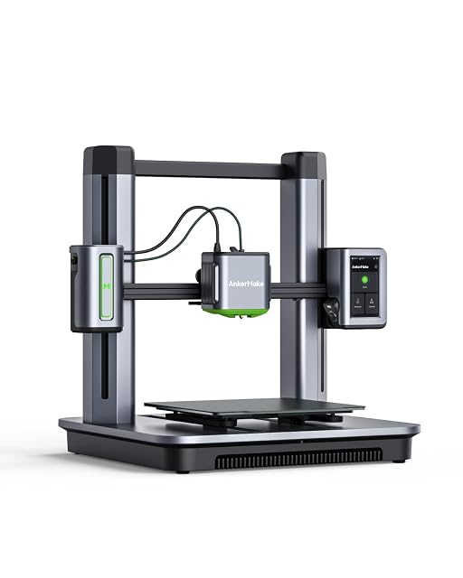 Impresora 3D de bastidor abierto AnkerMake M5 con pantalla táctil lateral