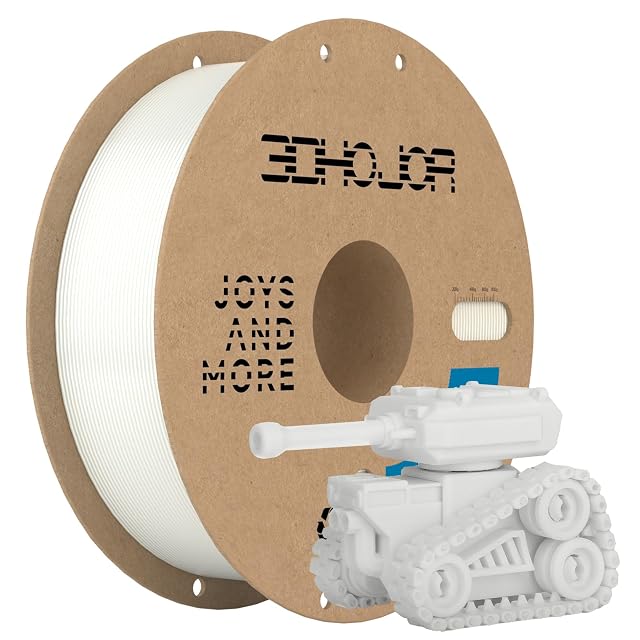 Bobina de filamento PETG blanco de 3DHoJor