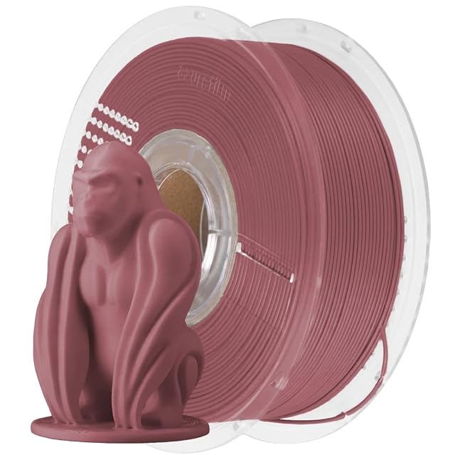 Bobina de filamento PLA Matte HS de AzureFilm en burdeos