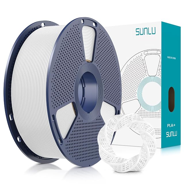 Bobina de filamento SUNLU PLA+ blanco
