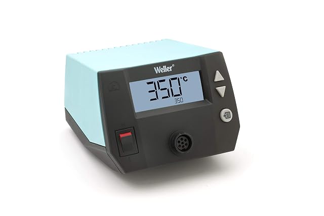 Unidad de alimentación de la estación de soldadura digital Weller WE1010 con su pantalla LCD
