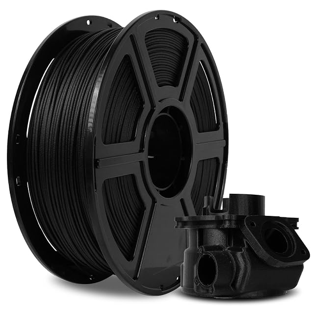 Bobina de filamento PETG-CF negro de Flashforge