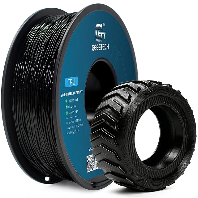 Bobina de filamento TPU 95A negro de GEEETECH
