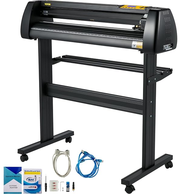Plóter de corte de vinilo VEVOR de 720 mm con panel de control LCD